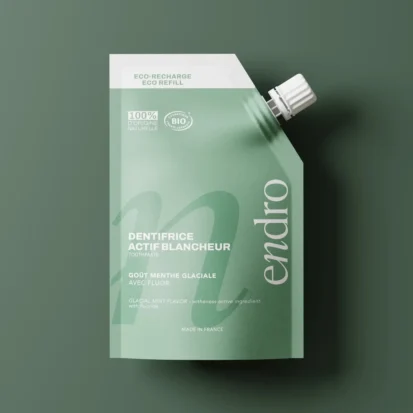 Eco-Reîncărcare Pastă de Dinți - Efect Albire - aromă de mentă glaciară, 350g